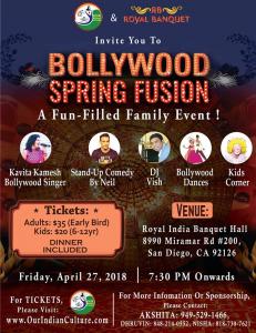 Bollywood Spring Fusion 2018