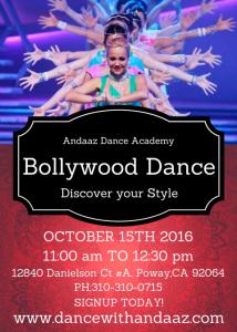 Free Bollywood Master Class By Andaaz Dance Academy