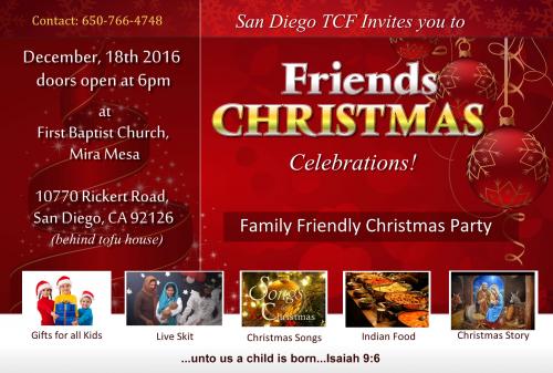 Friends Christmas - Telugu Christmas Celebrations!