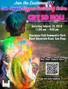 Cry San Diego Holi 2019