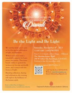 San Diego Diwali Celebrations By Brahma Kumaris 